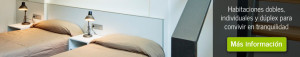 Habitaciones de la Residència Universitària Sarrià