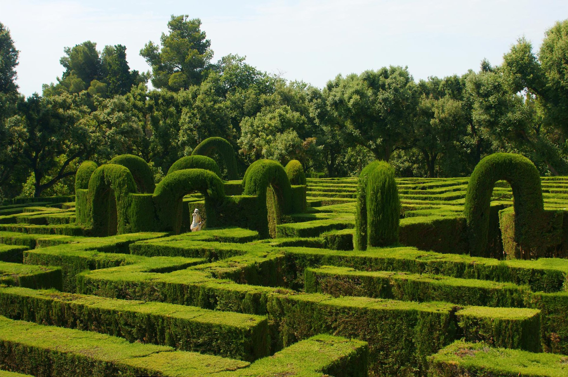 El parque del laberinto de Horta es uno de los cinco mejores lugares para la lectura en Barcelona