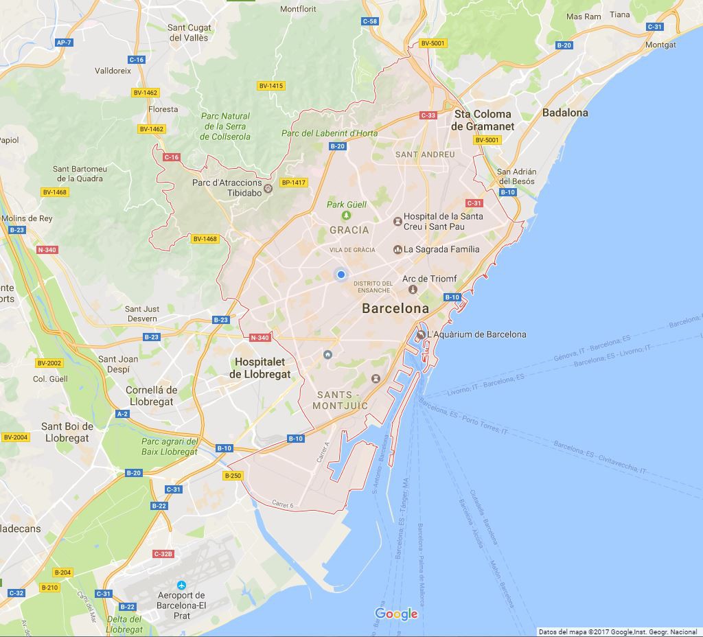 Cómo moverte por Barcelona desde la Residencia Sarriá. Toda Barcelona a tu alcance en menos de una hora