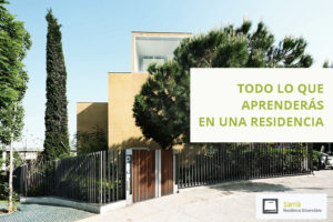 El aprendizaje implícito de alojarse en una residencia de universitarios.